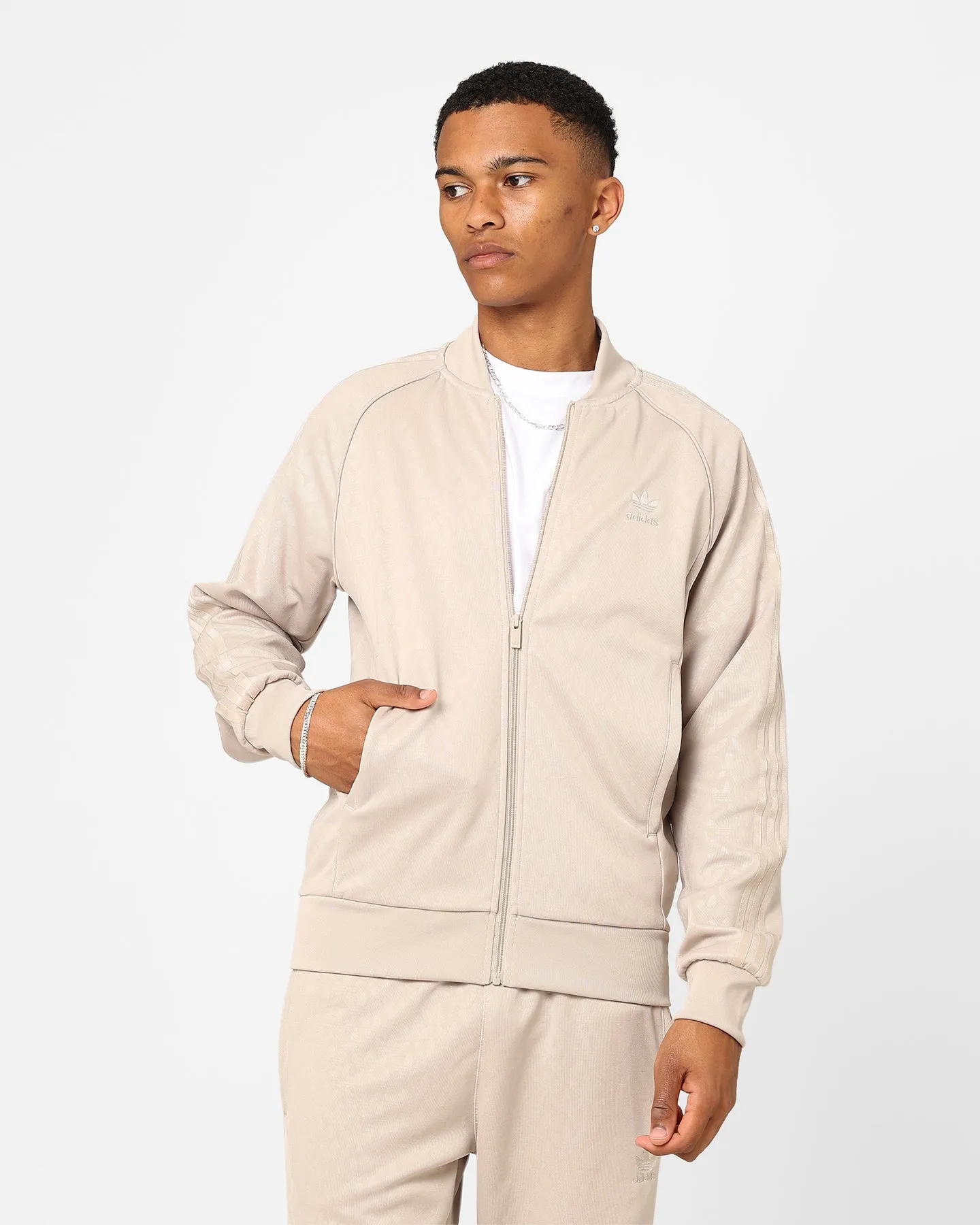 Adidas Adicolour Monogram Straight Track Suit Jacket Wonbei