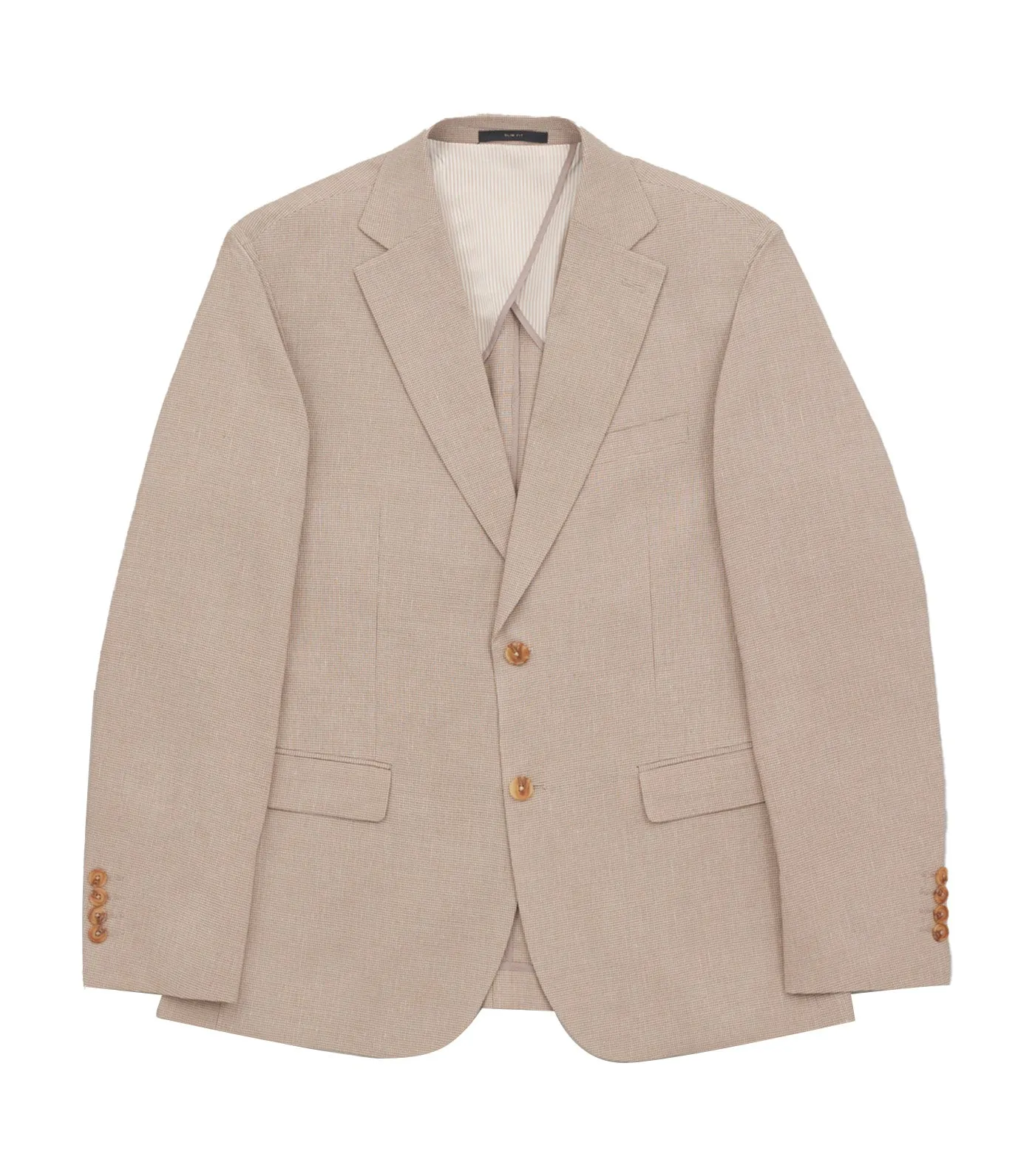 Akashi Linen Blazer Light Brown