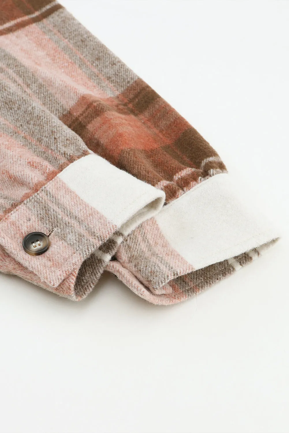 Autumn Plaid Button-Down Shirt Jacket