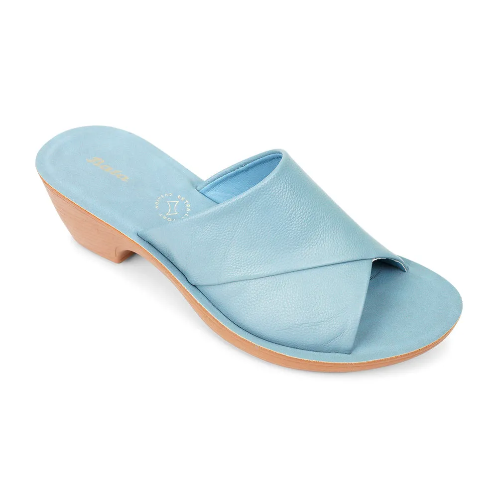 Bata BRITA Slip-On Low-Heeled Sandal for Women