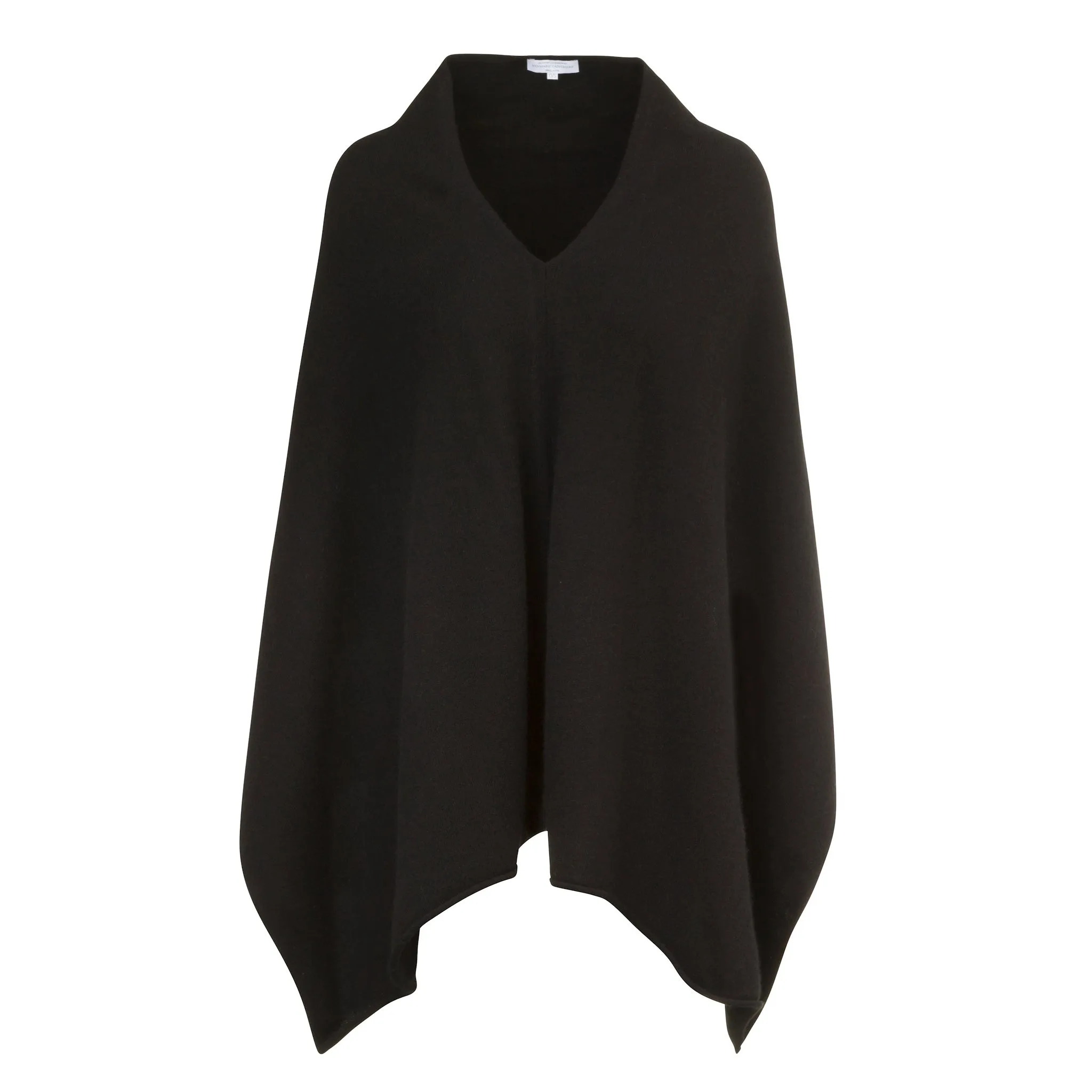 Black Cashmere Poncho