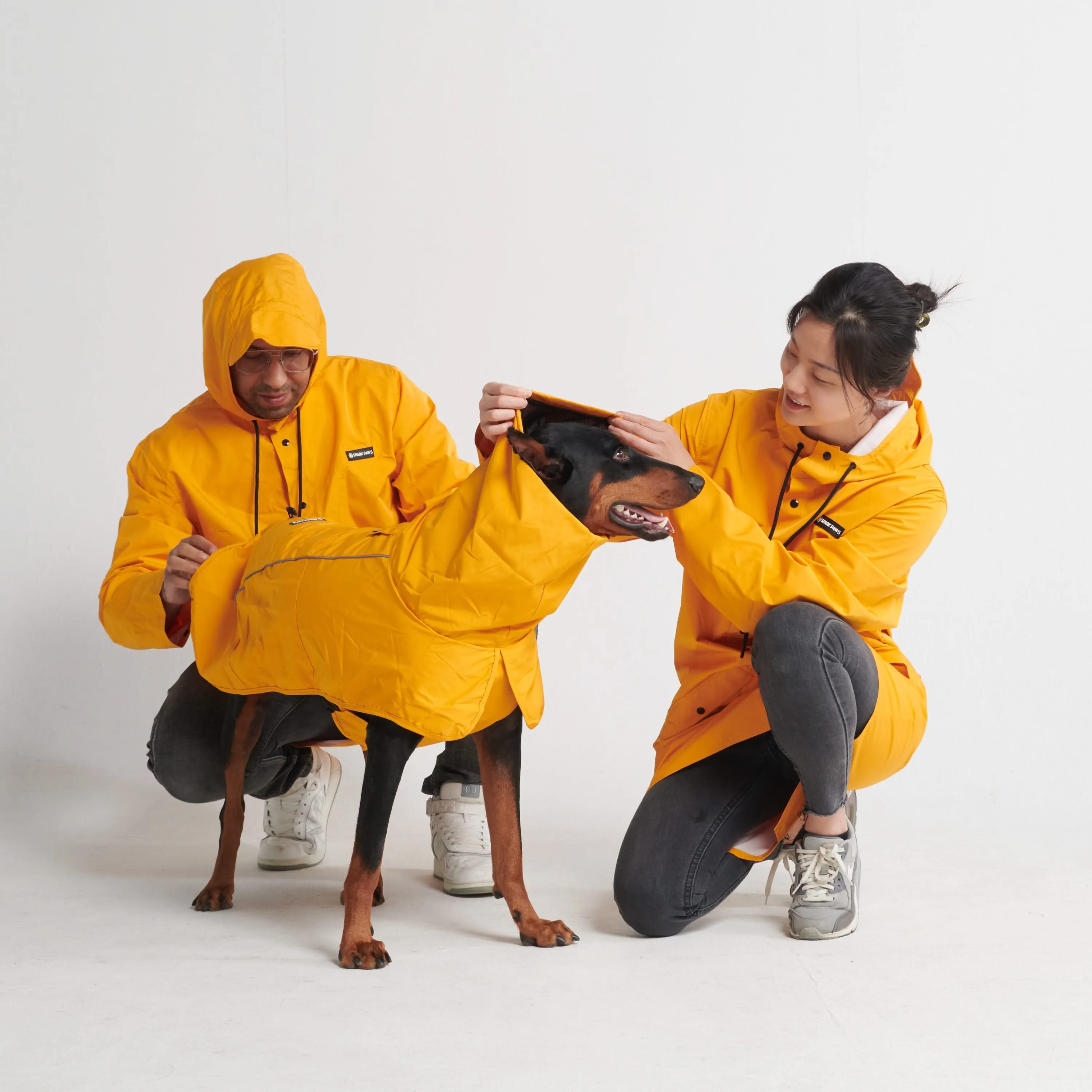 Breatheshield™ Dog Raincoat - Mustard Yellow