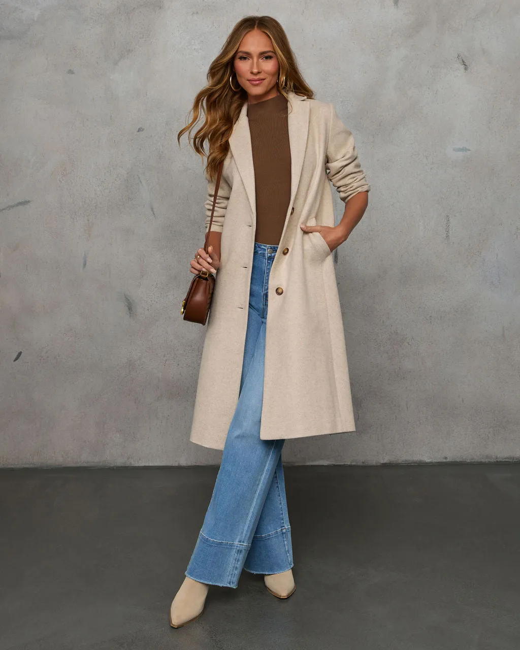 Breezy City Fall Pocketed Coat