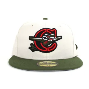 Capital City Bombers New Era 59Fifty Fitted Hat (Stone Olive Red Gray Under Brim)