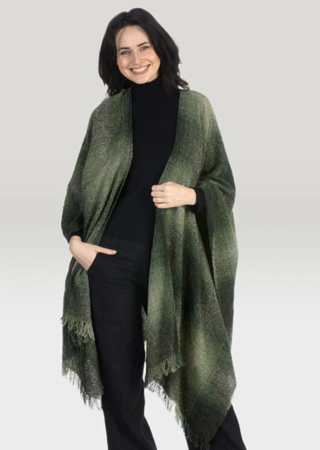 Celtic Ruana Lambswool Wrap