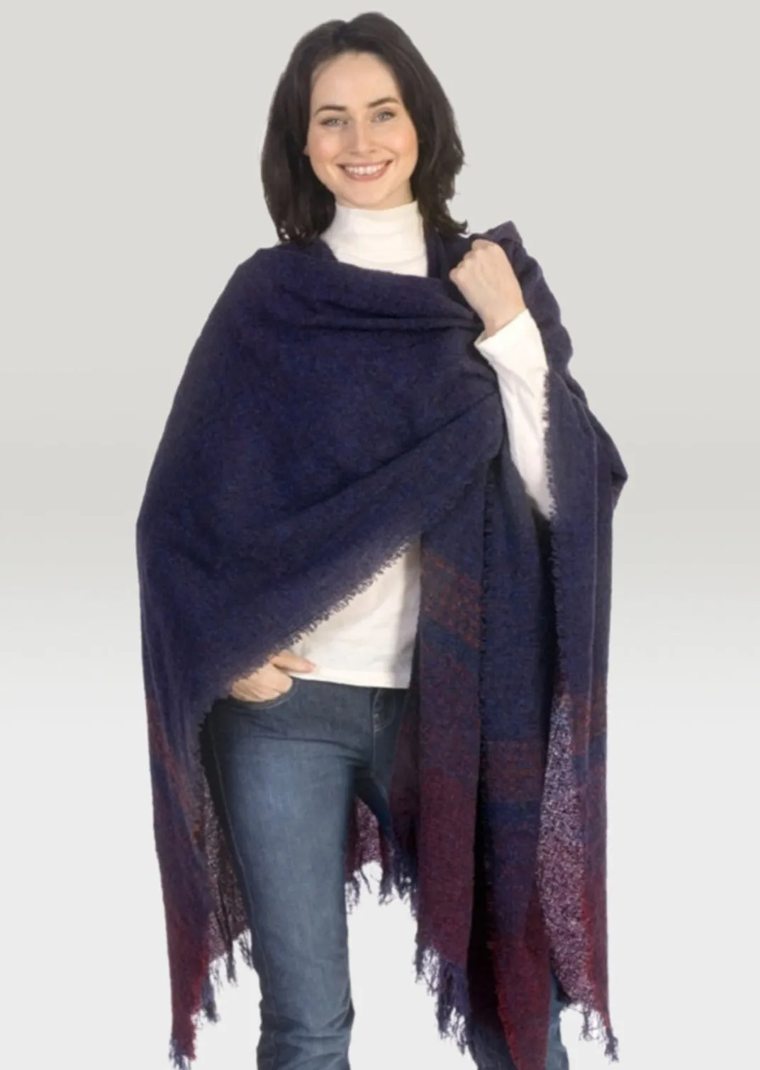 Celtic Ruana Lambswool Wrap