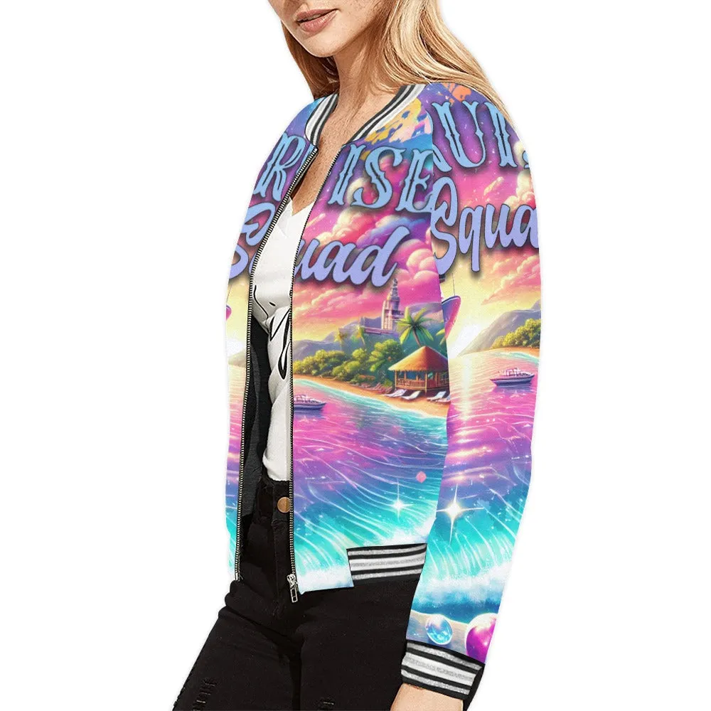 cruise squad Bomber Jacket for Women