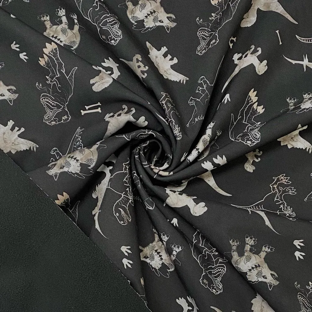 Dinosaurs Softshell Fabric