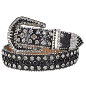 Dream Apparel Premium Strap Men Women Western Fashion Bling Bling Rhinestones Crystal Diamonds Belt