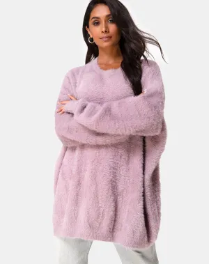 Edgen Jumper in Knit Mauve