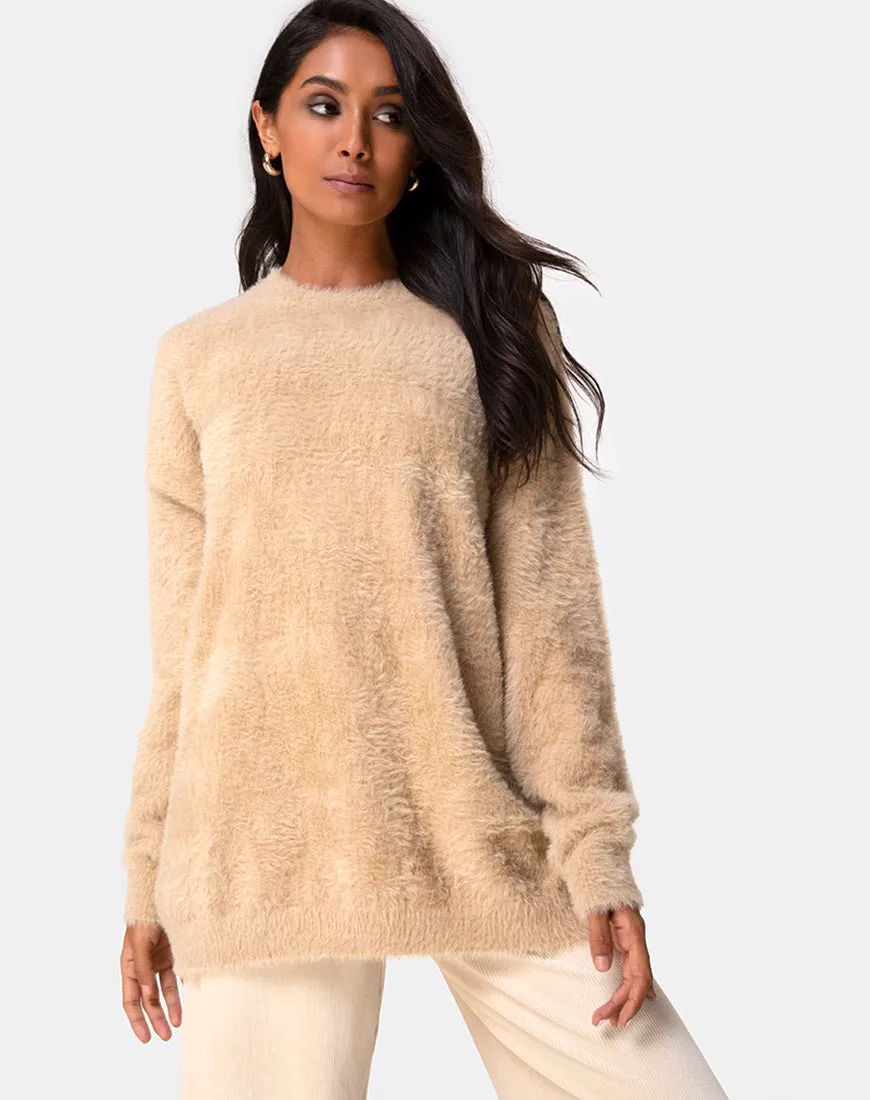 Edgen Jumper in Knit Sand