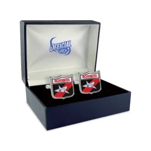 Essendon Bombers Heritage Retro Shield Mens Cufflinks