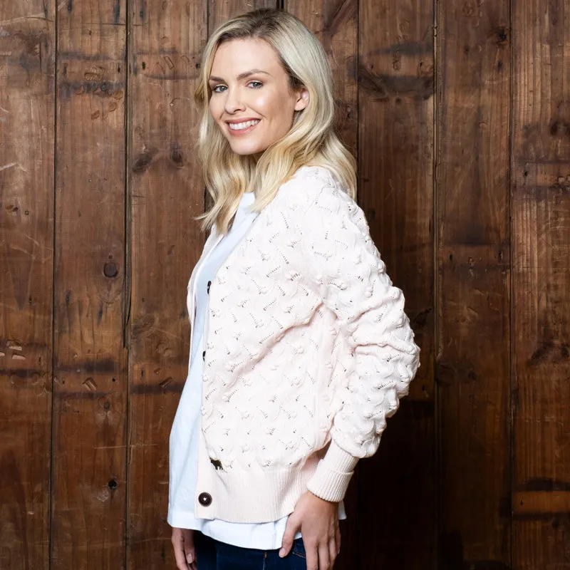 Femme Bobble Cardigan Sorbet