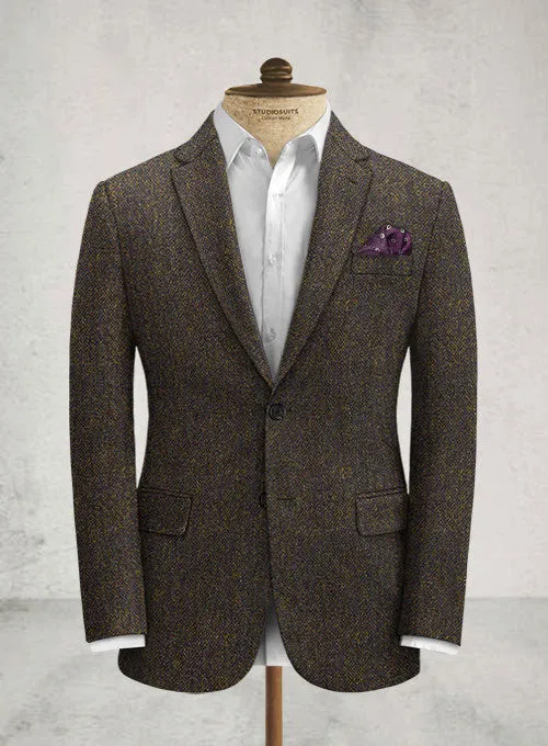 Harris Tweed Melange Brown Suit