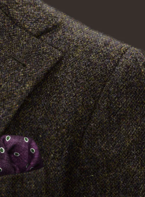 Harris Tweed Melange Brown Suit