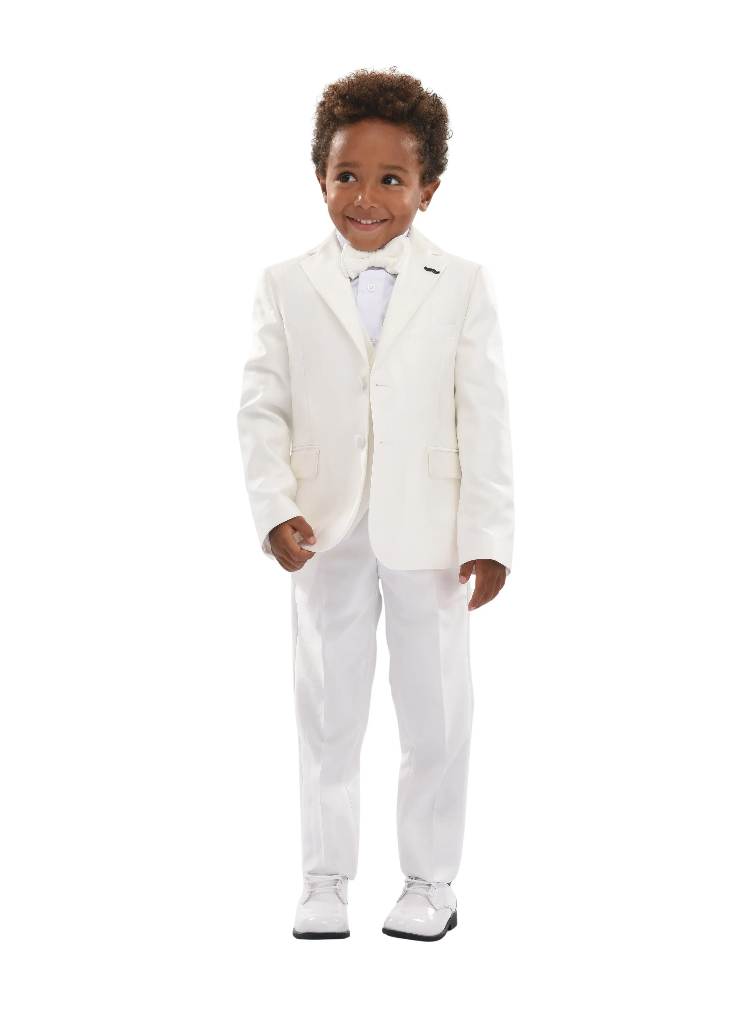 Ivory 5pc Peak Lapel Tuxedo