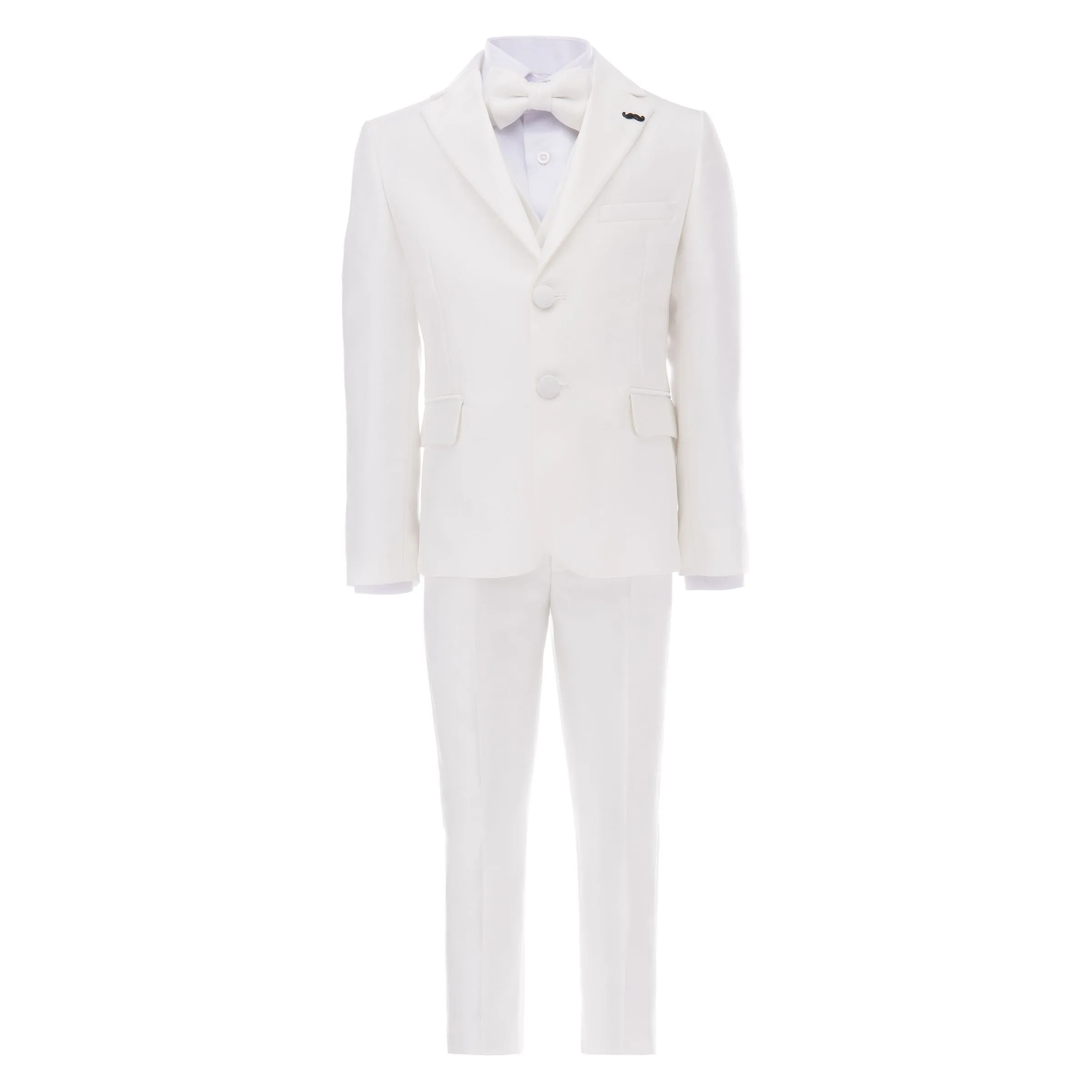 Ivory 5pc Peak Lapel Tuxedo