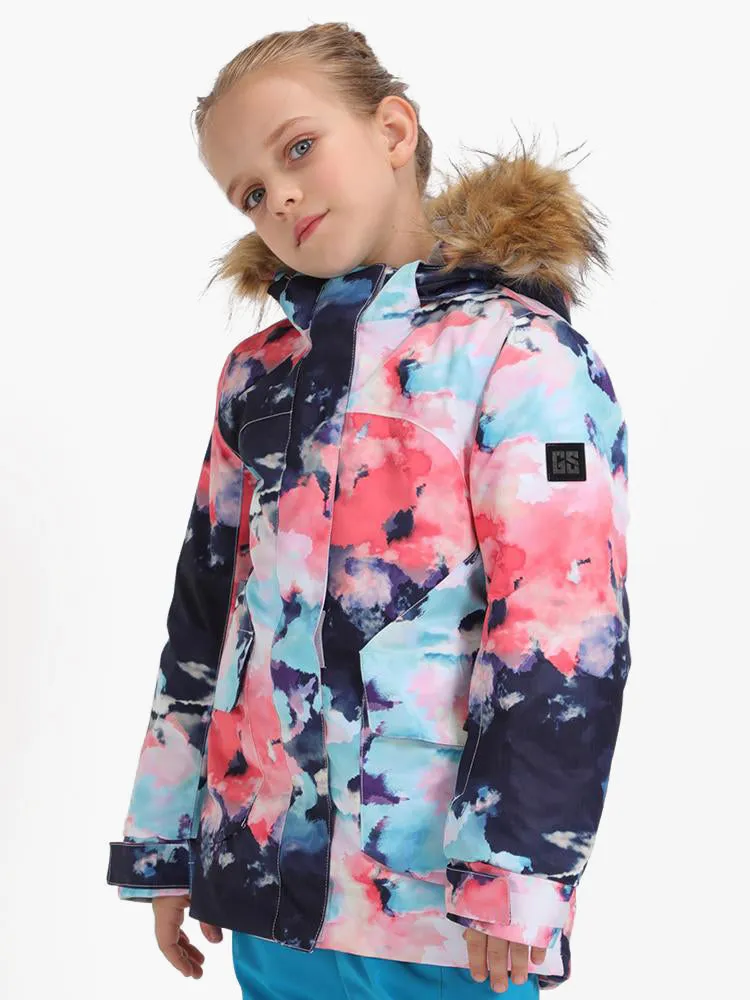 Kids Colorful Snowboard Jacket