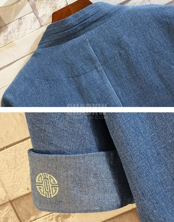 Men's Denim Kimono