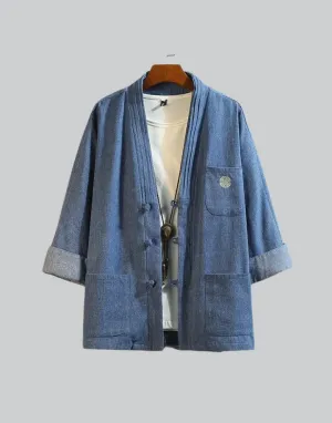 Men's Denim Kimono