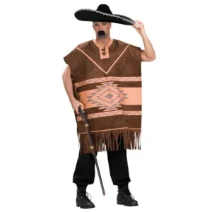 Mexican Poncho - Brown - Dr Toms