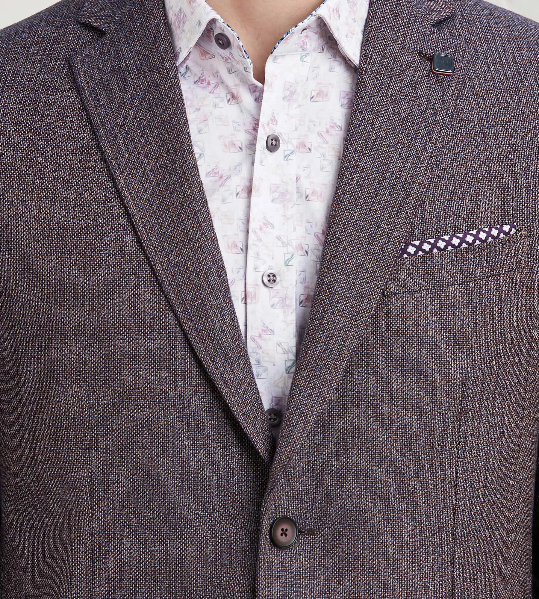 Modern Fit Woven Neat Multi Sport Jacket