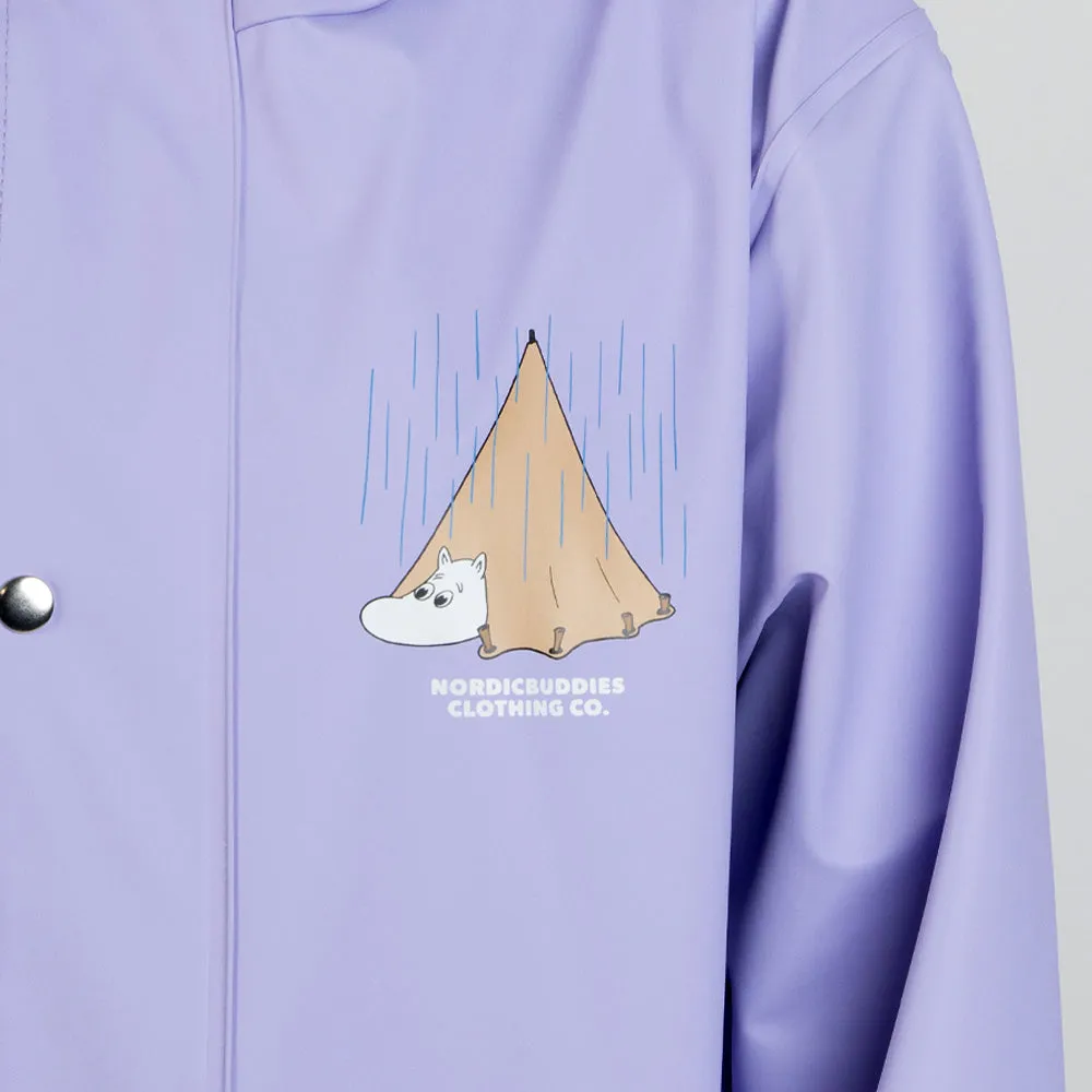 Moomintroll Rain Jacket Lilac - Nordicbuddies