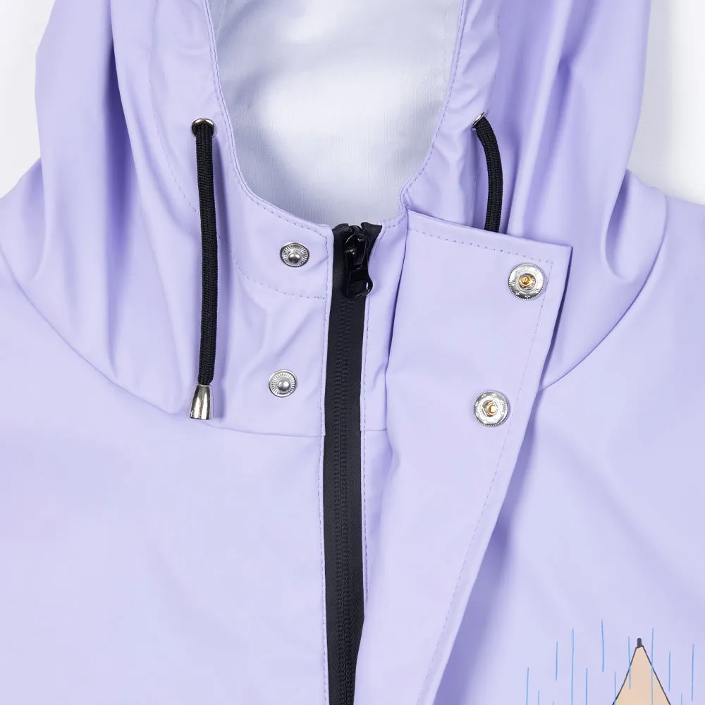 Moomintroll Rain Jacket Lilac - Nordicbuddies