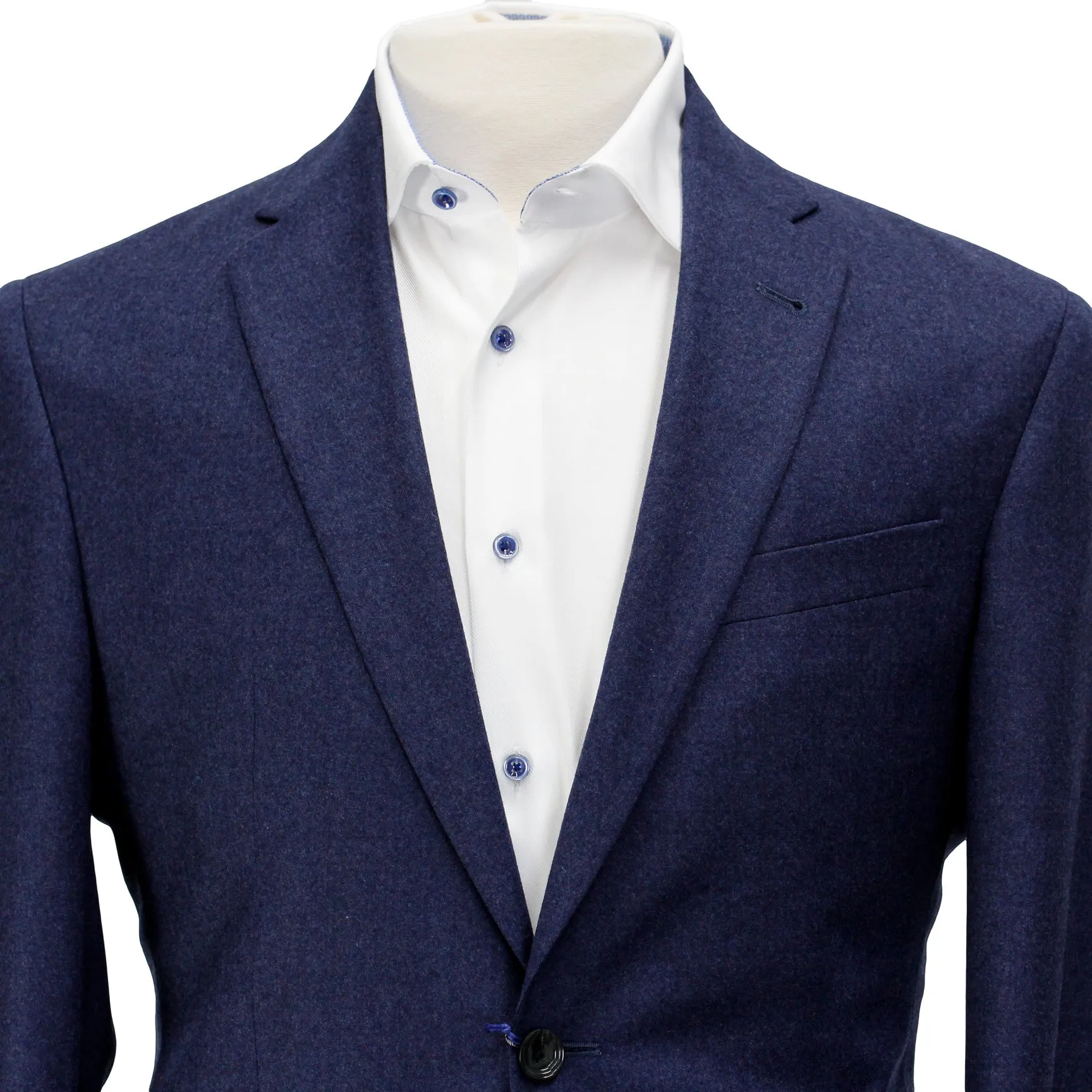 Neat Blue Indy Contemporary Fit Wool Sport Coat - Jack Victor Vitale Baraberis