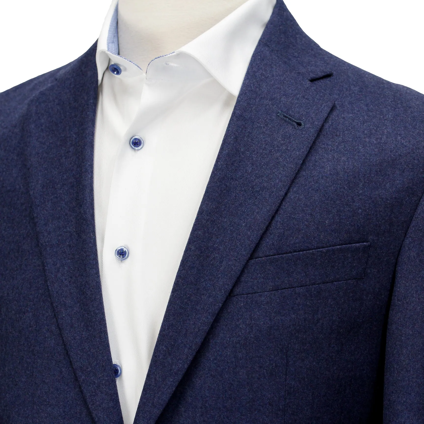 Neat Blue Indy Contemporary Fit Wool Sport Coat - Jack Victor Vitale Baraberis