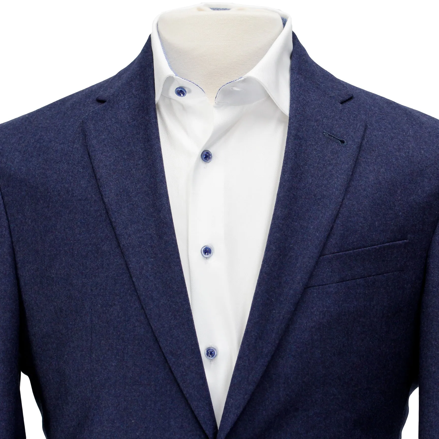 Neat Blue Indy Contemporary Fit Wool Sport Coat - Jack Victor Vitale Baraberis