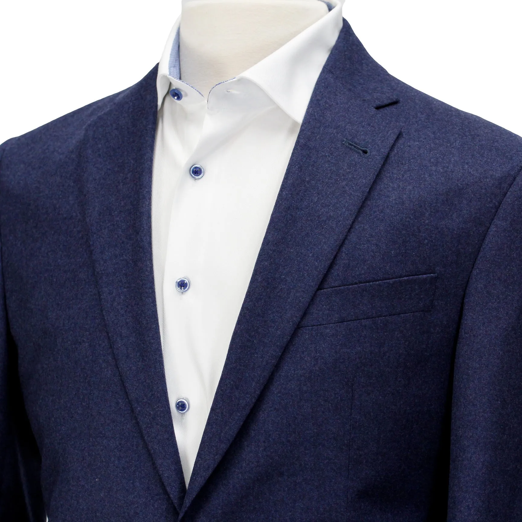 Neat Blue Indy Contemporary Fit Wool Sport Coat - Jack Victor Vitale Baraberis