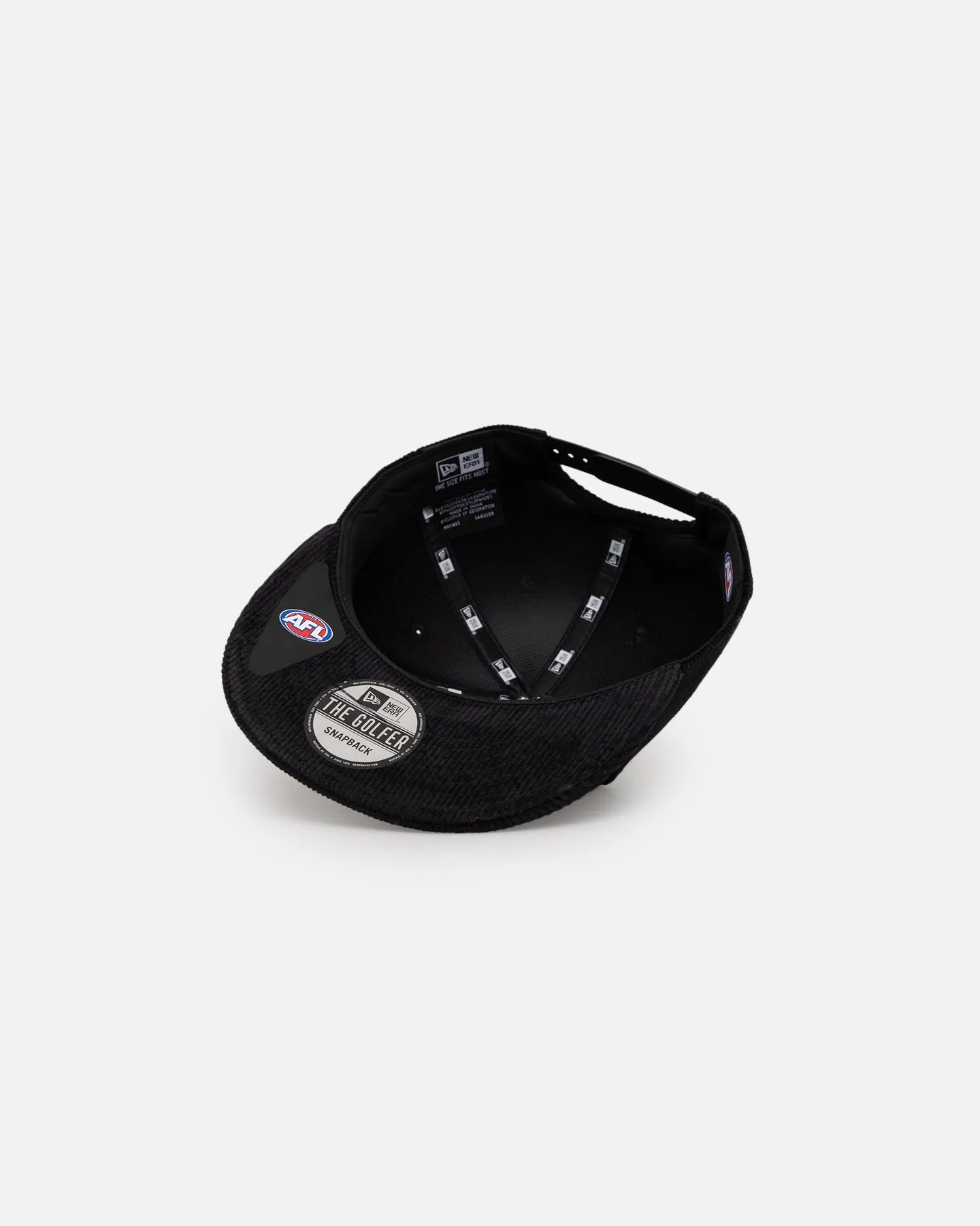 New Era Essendon Bombers Golfer Snapback Black