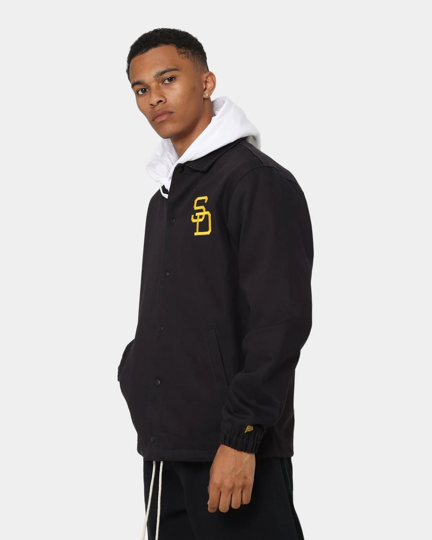 New Era San Diego Padres Heritage Coach Jacket Black