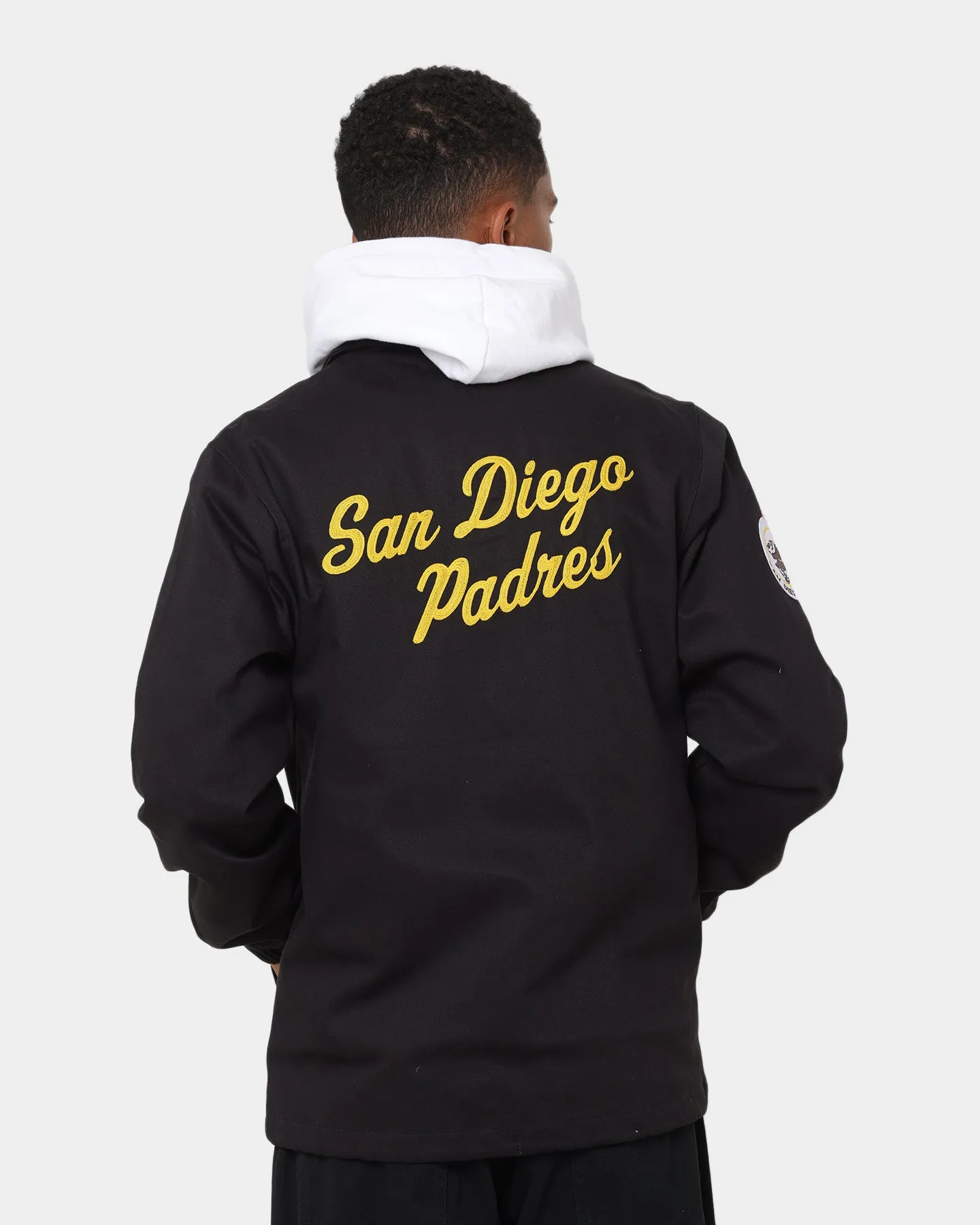 New Era San Diego Padres Heritage Coach Jacket Black