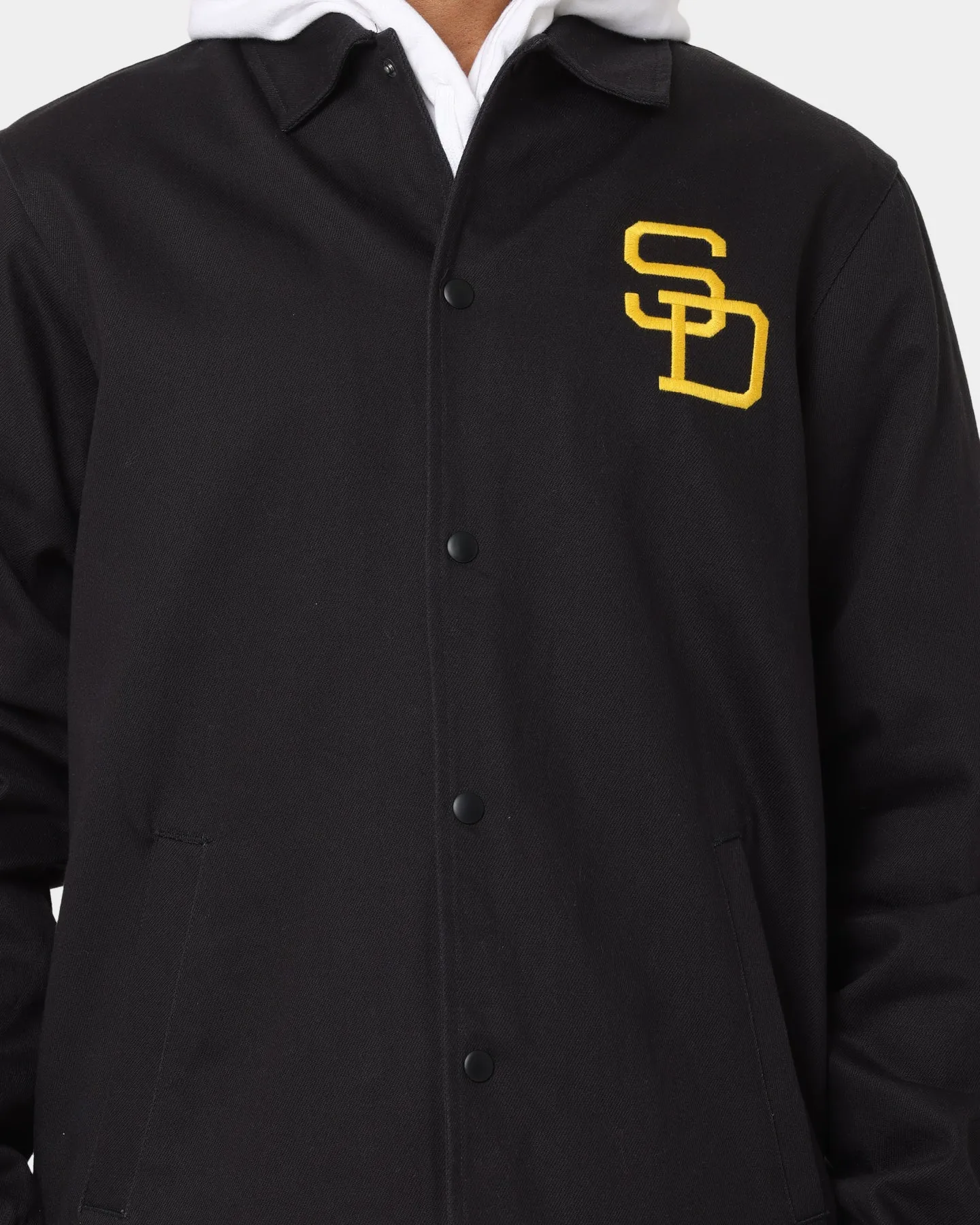 New Era San Diego Padres Heritage Coach Jacket Black