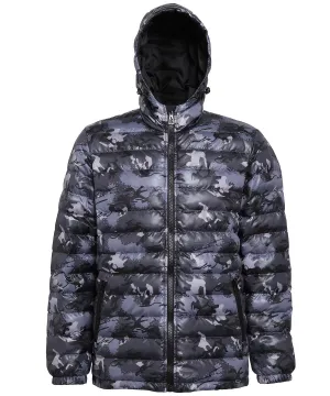 Padded jacket | Camo Grey