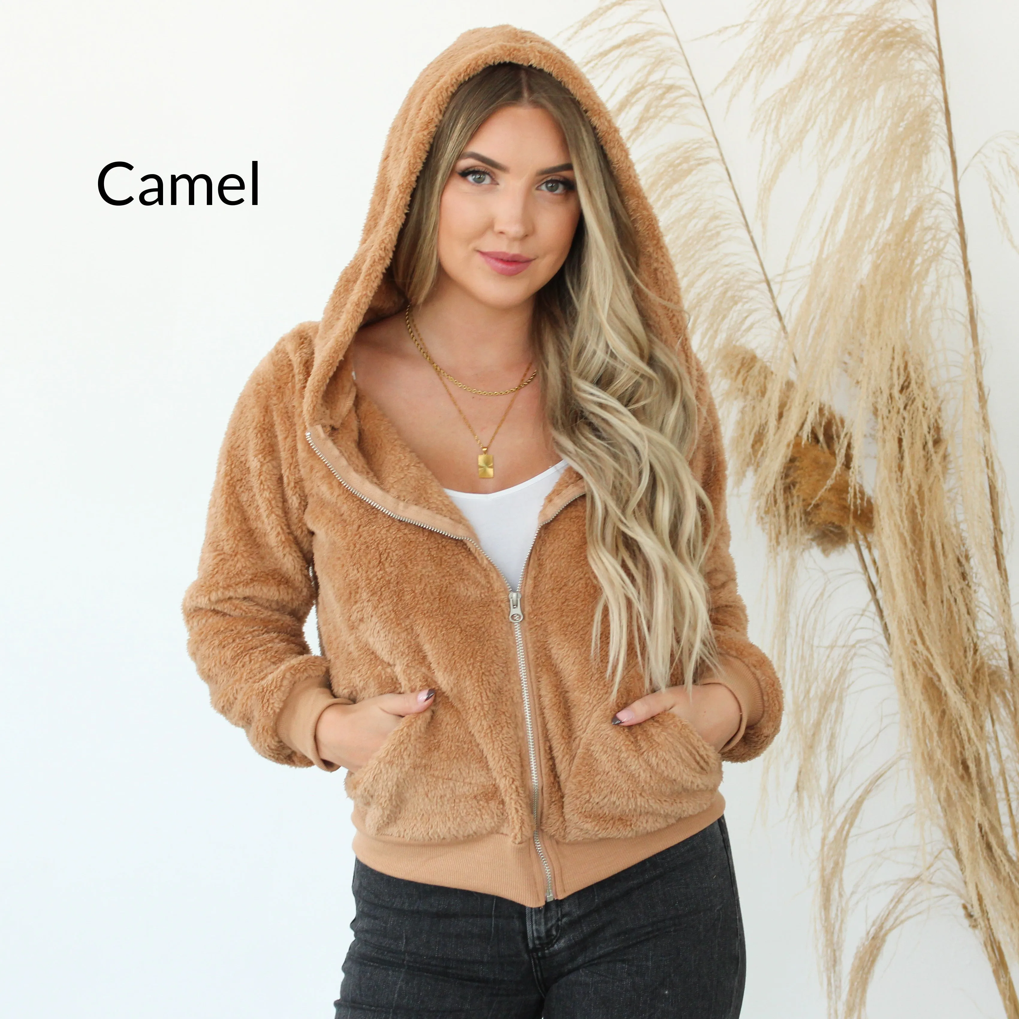 Plush Hooded Jacket