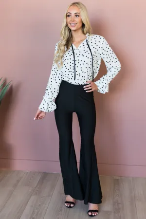 Pretty Charming Modest Flare Pants