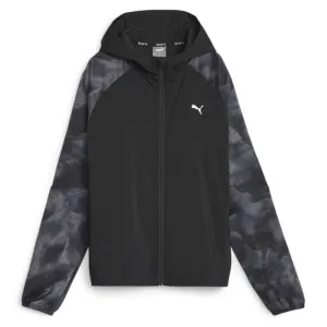 Run Favorite Velocity Printed Woven Full Zip Jacket