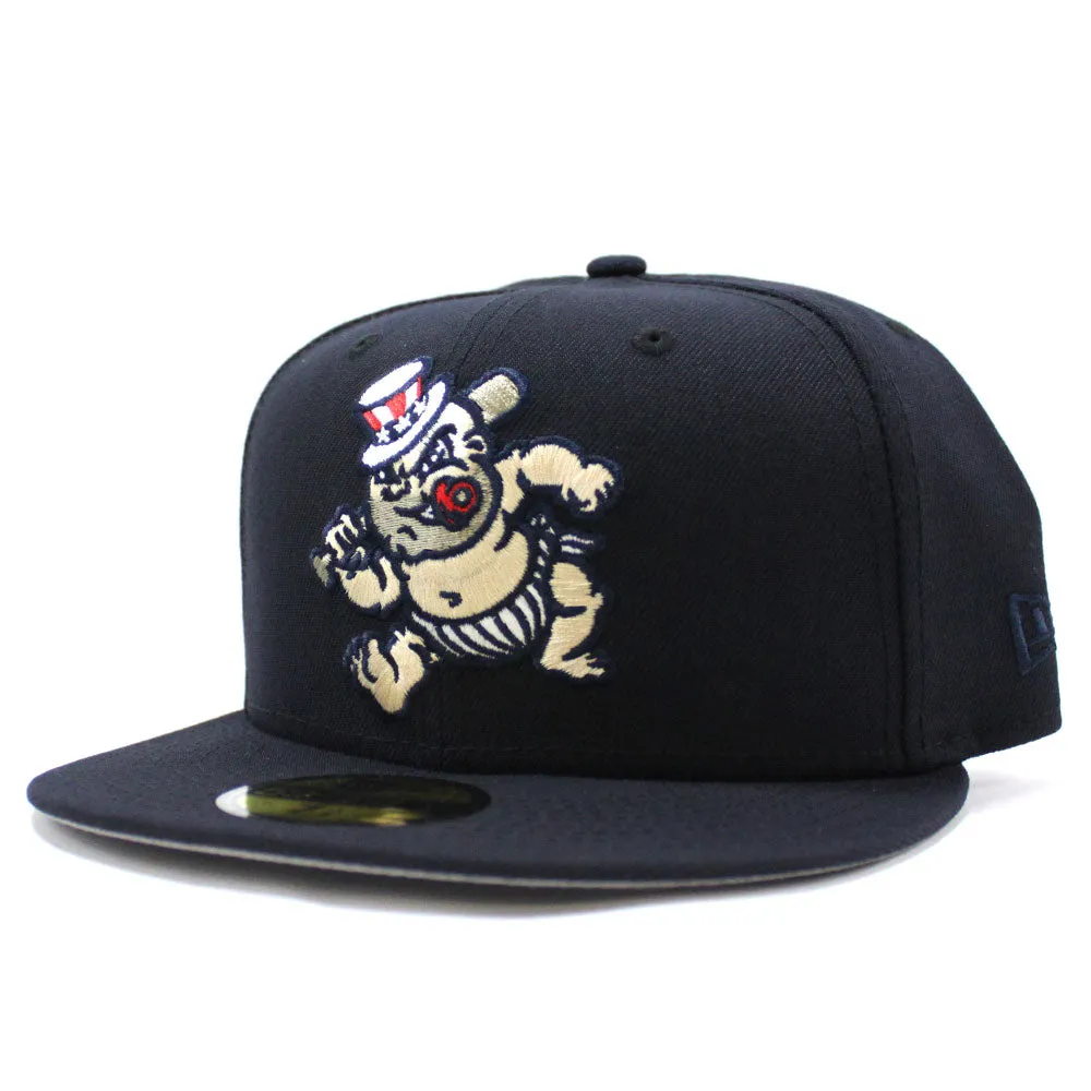 Scranton Wilkes-Barre Yankees Baby Bombers New Era 59Fifty Fitted Hat (Gray Under Brim)