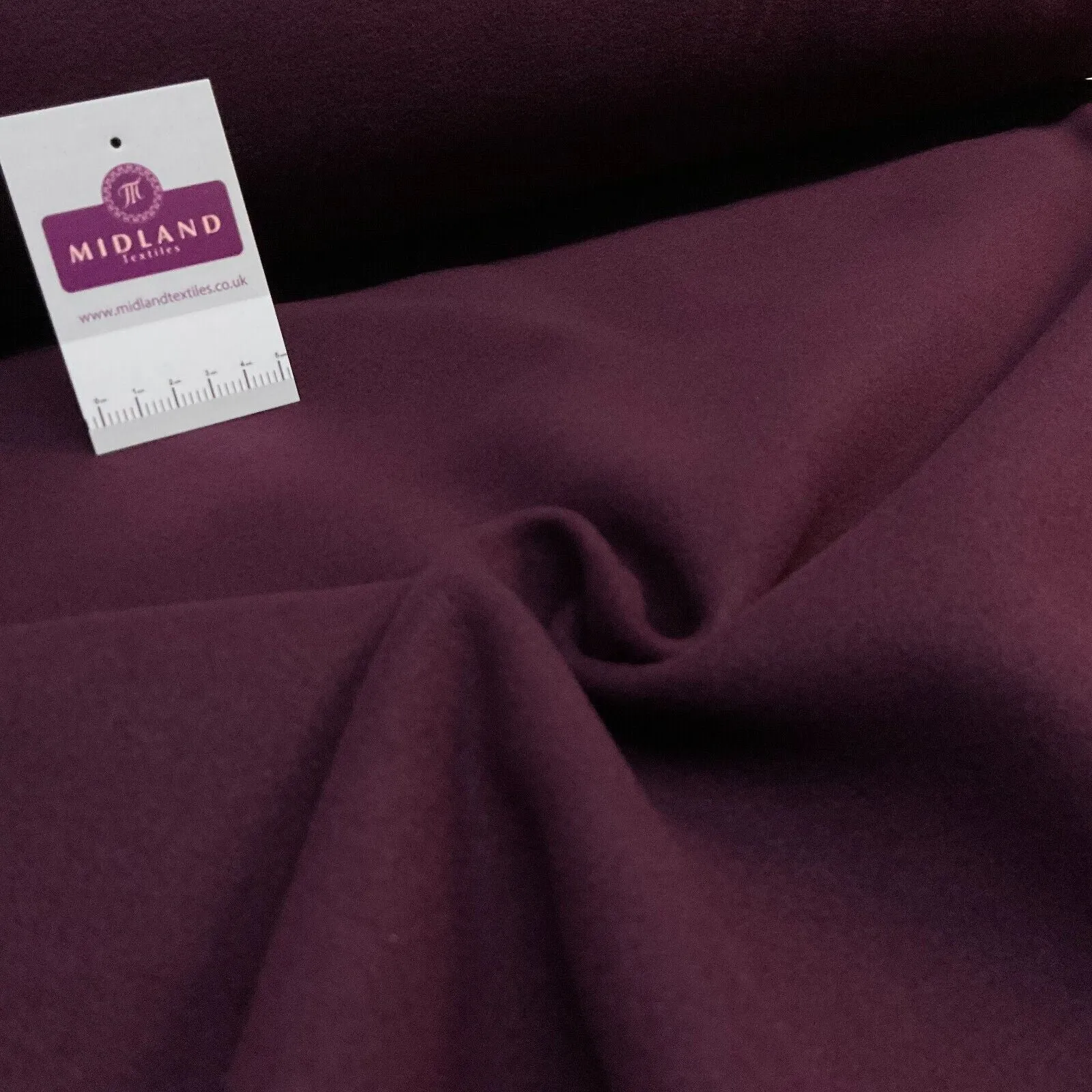 Soft Coat Knitted plain heavyweight fabric ideal for coats, cardigans M1839