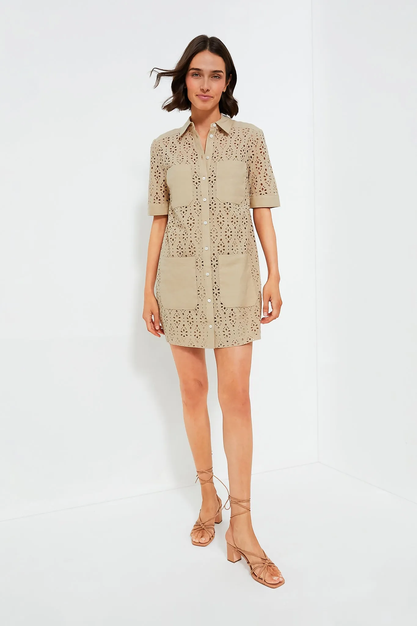 Stone Khaki Rafaela Dress