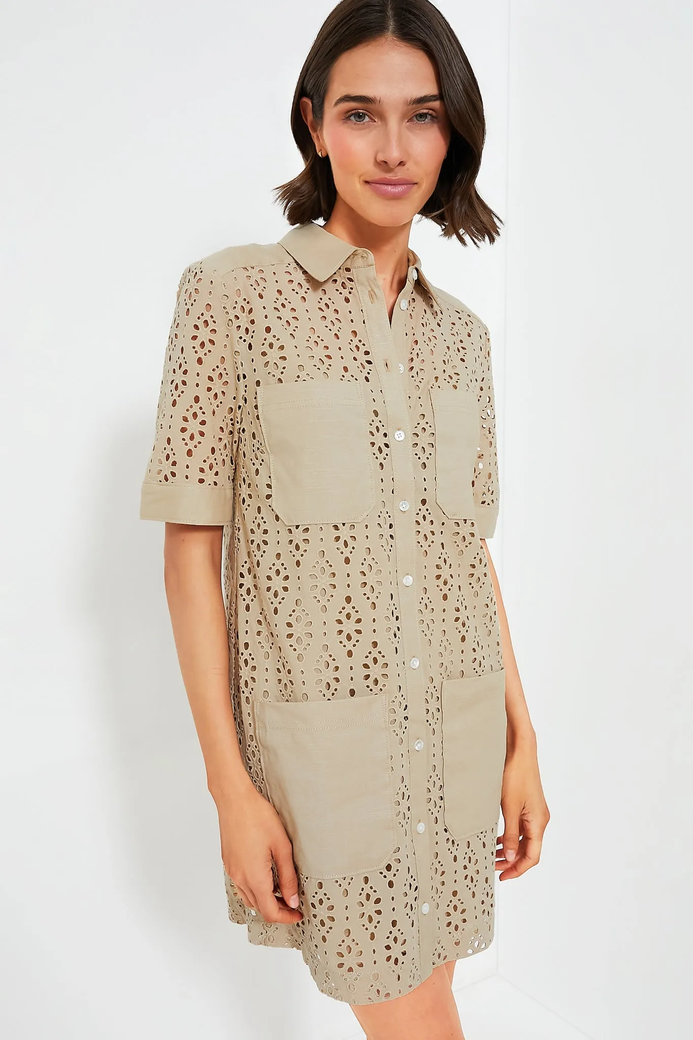 Stone Khaki Rafaela Dress