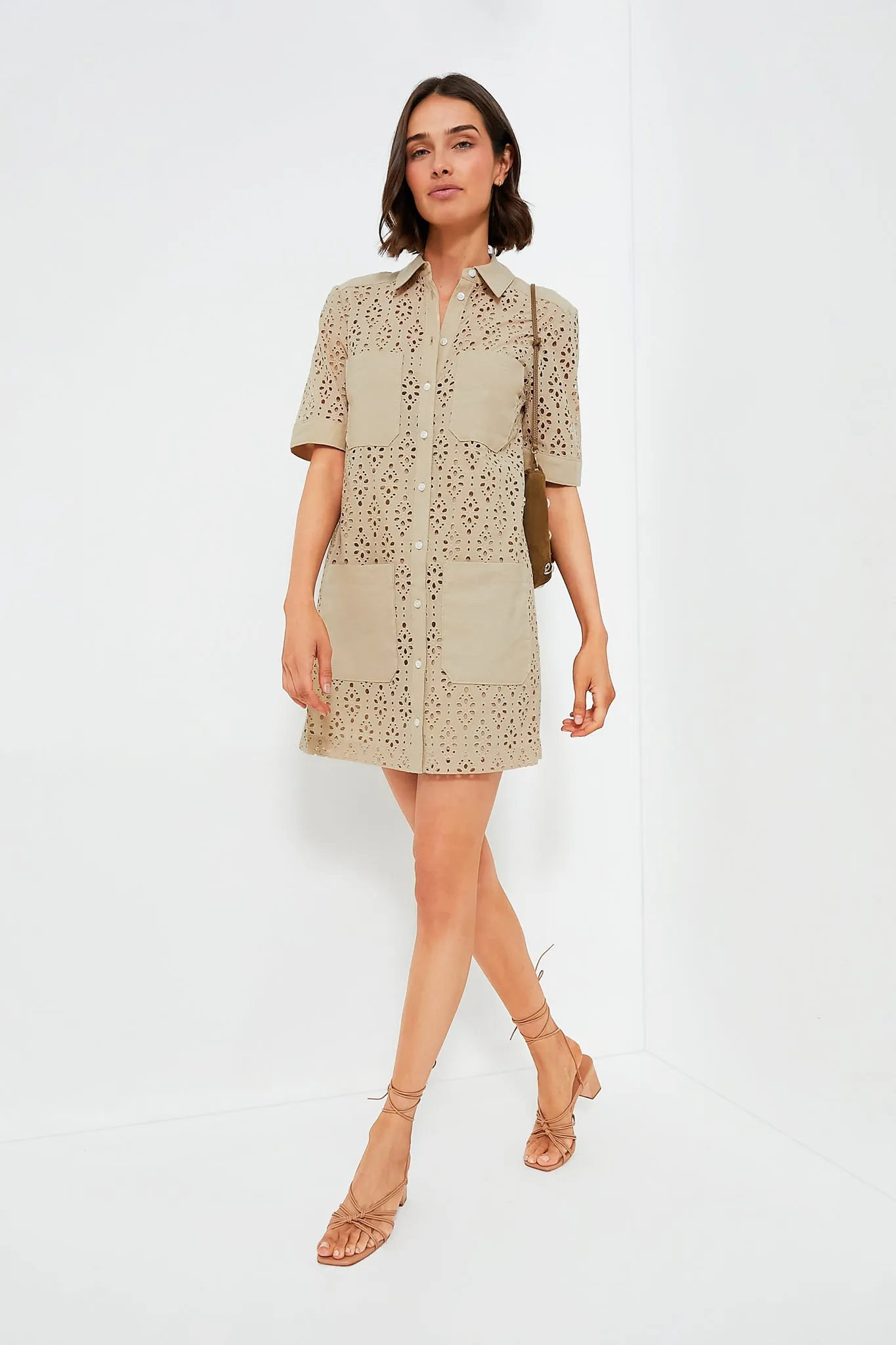 Stone Khaki Rafaela Dress