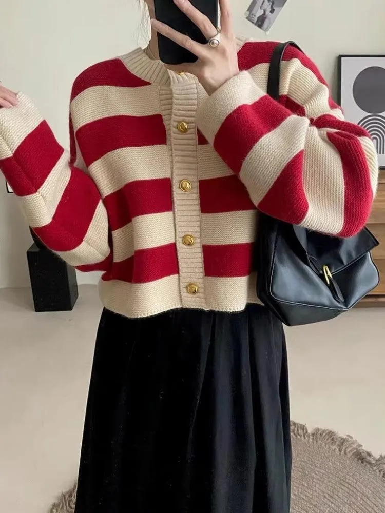 Striped Cardigan