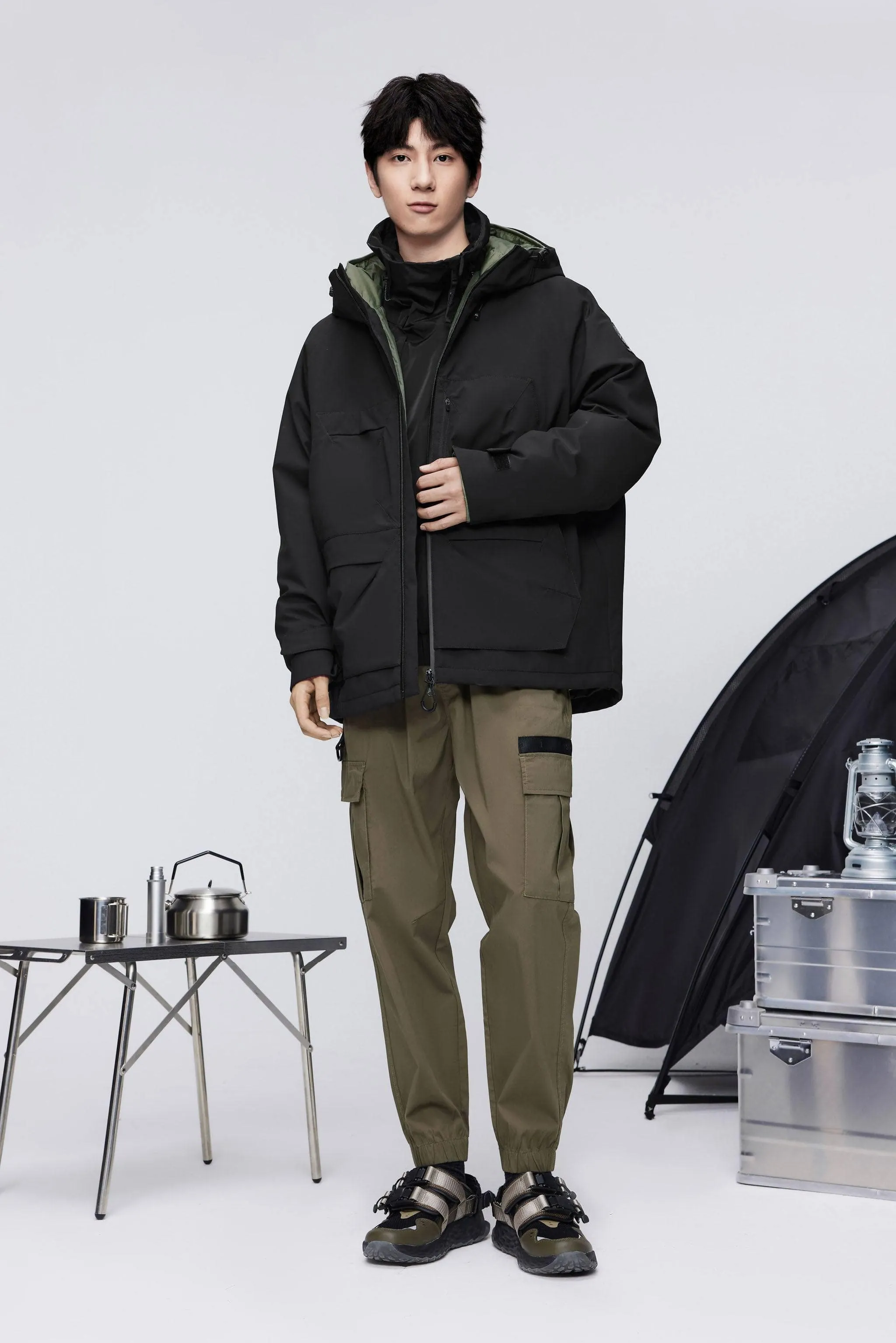 Tactical Outdoor Down Windbreaker