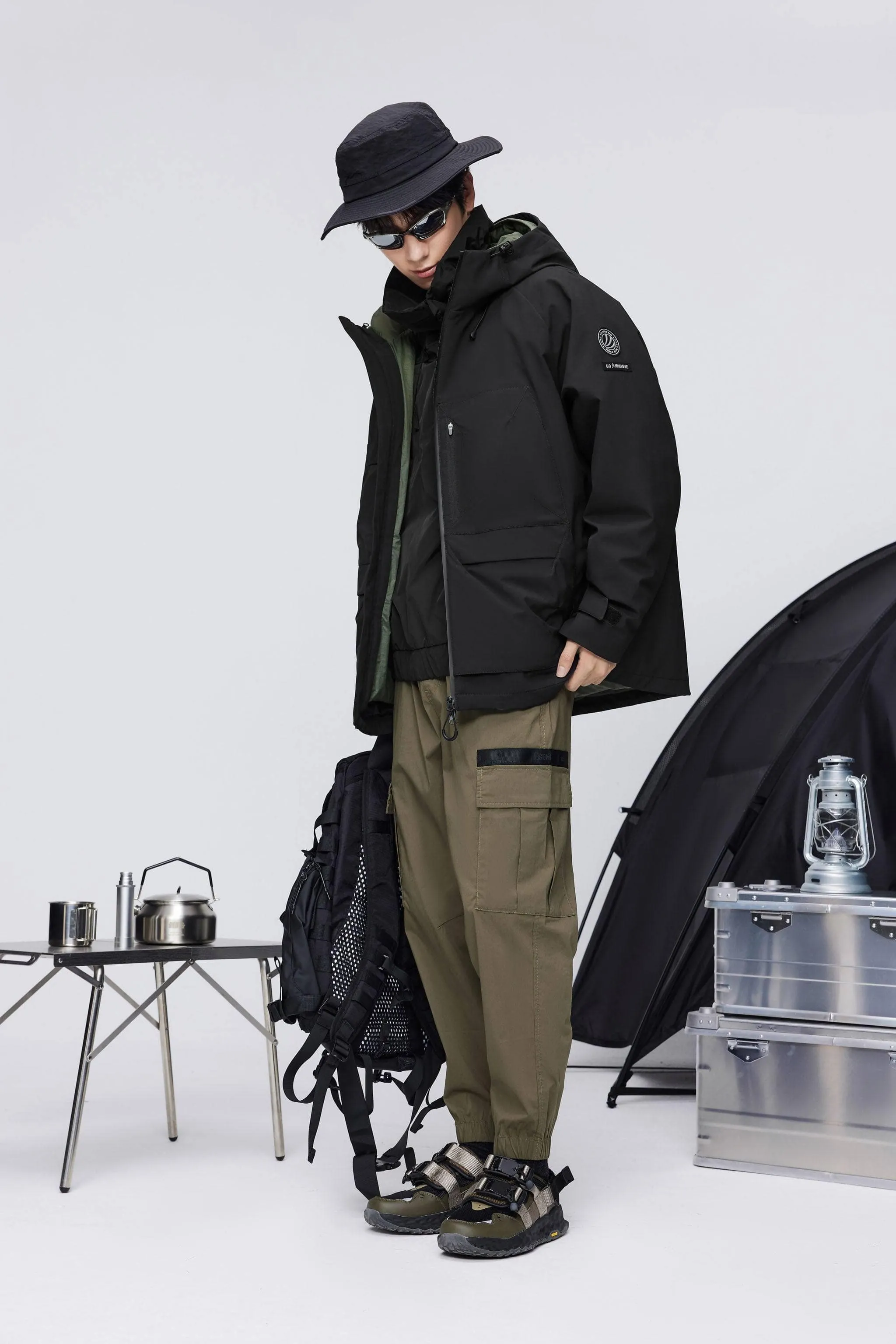 Tactical Outdoor Down Windbreaker