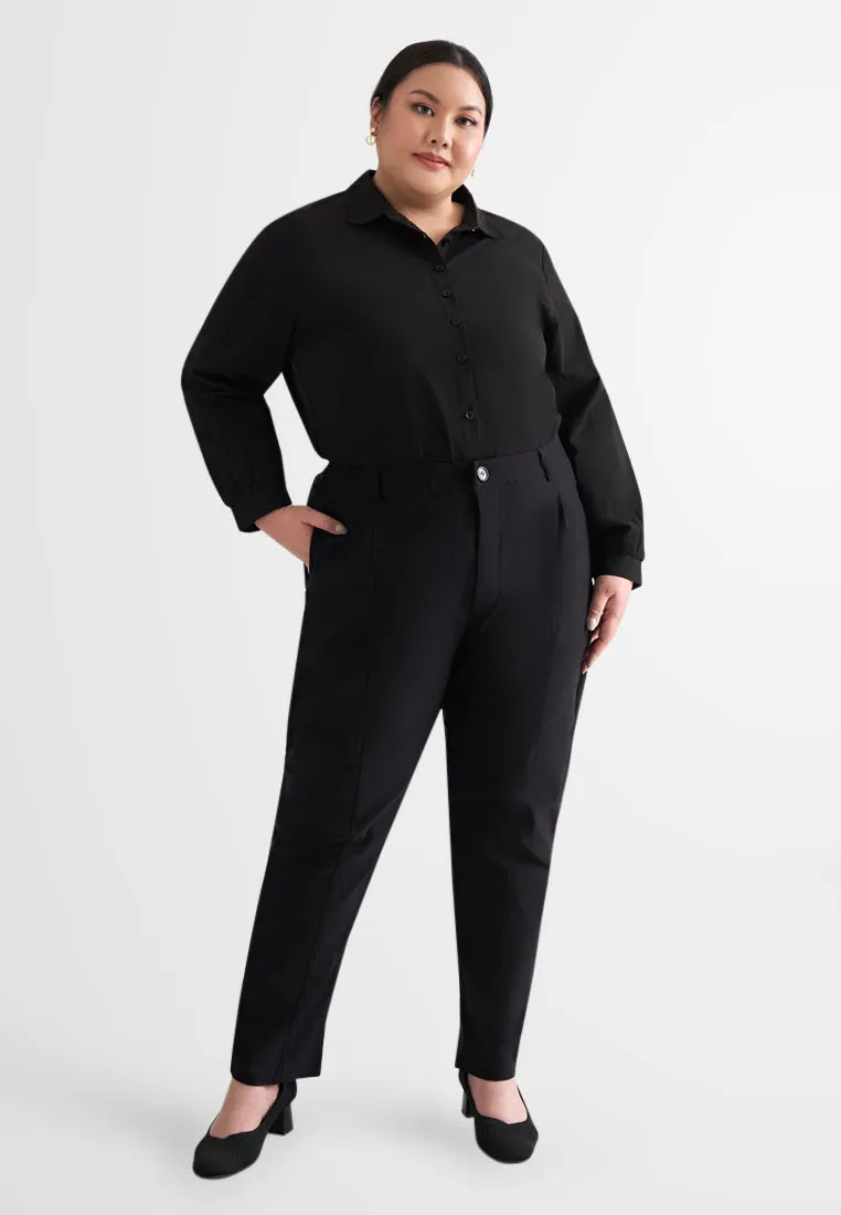 Tammie FLEXI Tapered Pants - Black