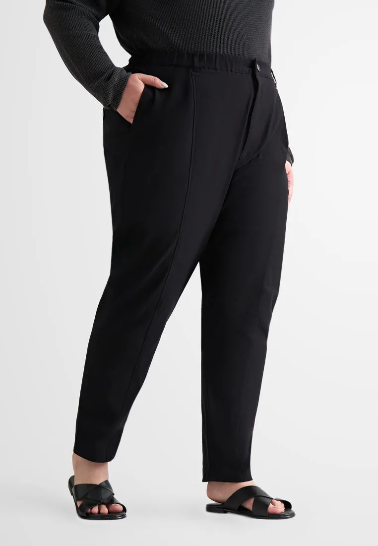 Tammie FLEXI Tapered Pants - Black